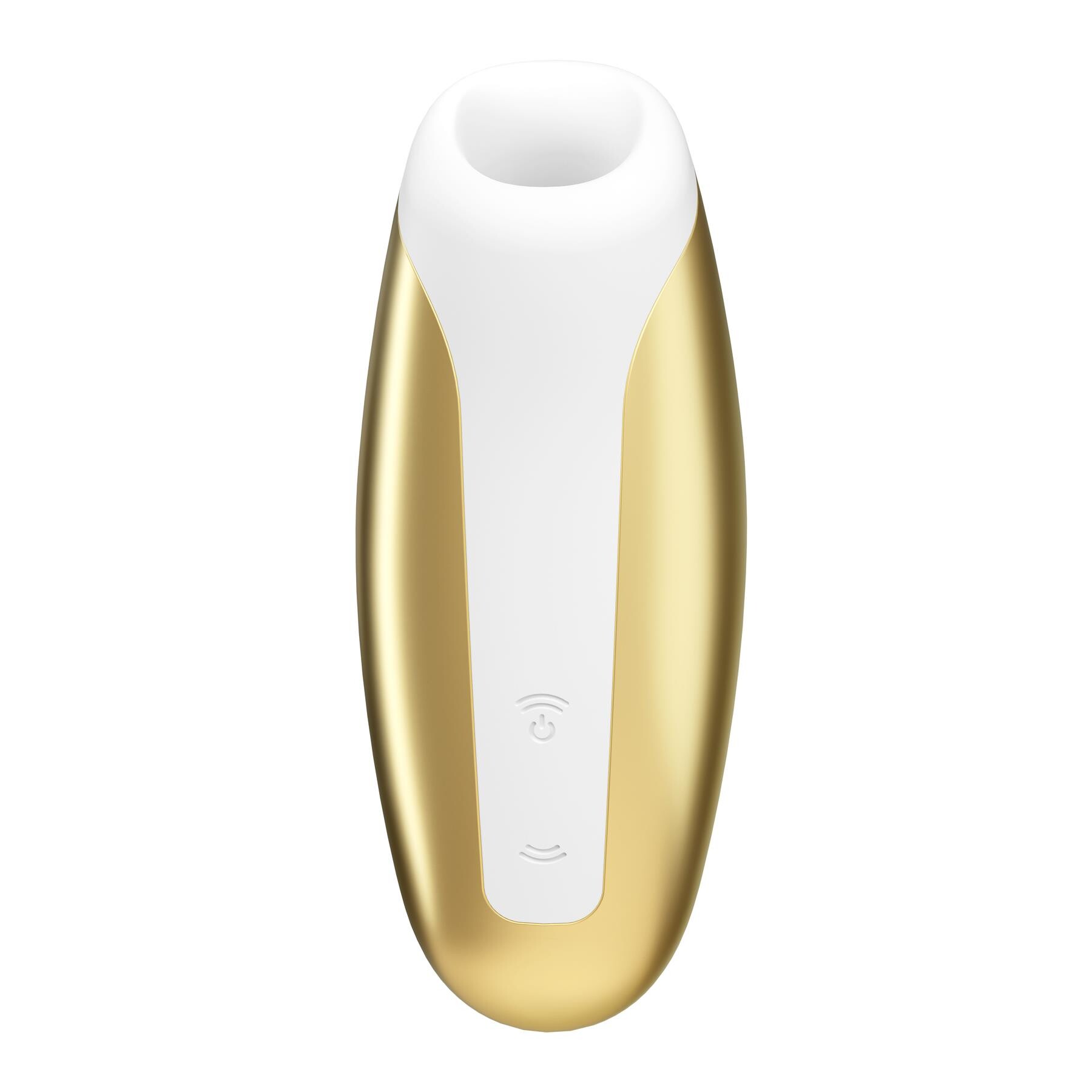 Satisfyer Love Breeze Air Pulse Clitoral Stimulator At An Angle - yellow