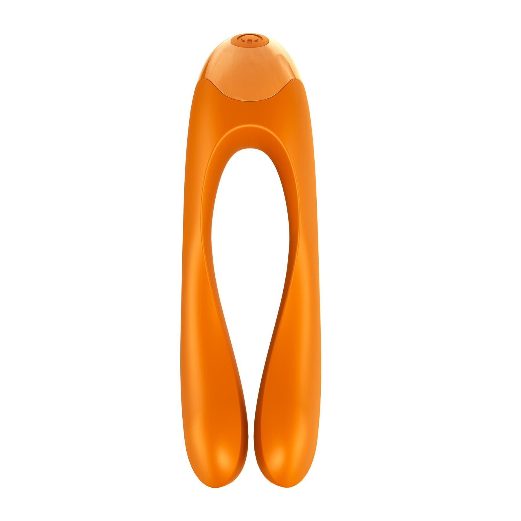 Satisfyer Candy Cane Finger Vibrator Color Orange Product Shot #2