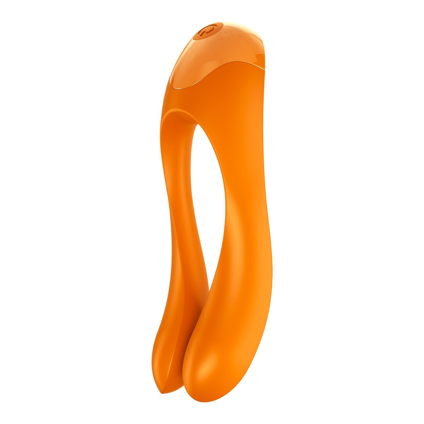 Satisfyer Candy Cane Finger Vibrator Color Orange Product Shot #3
