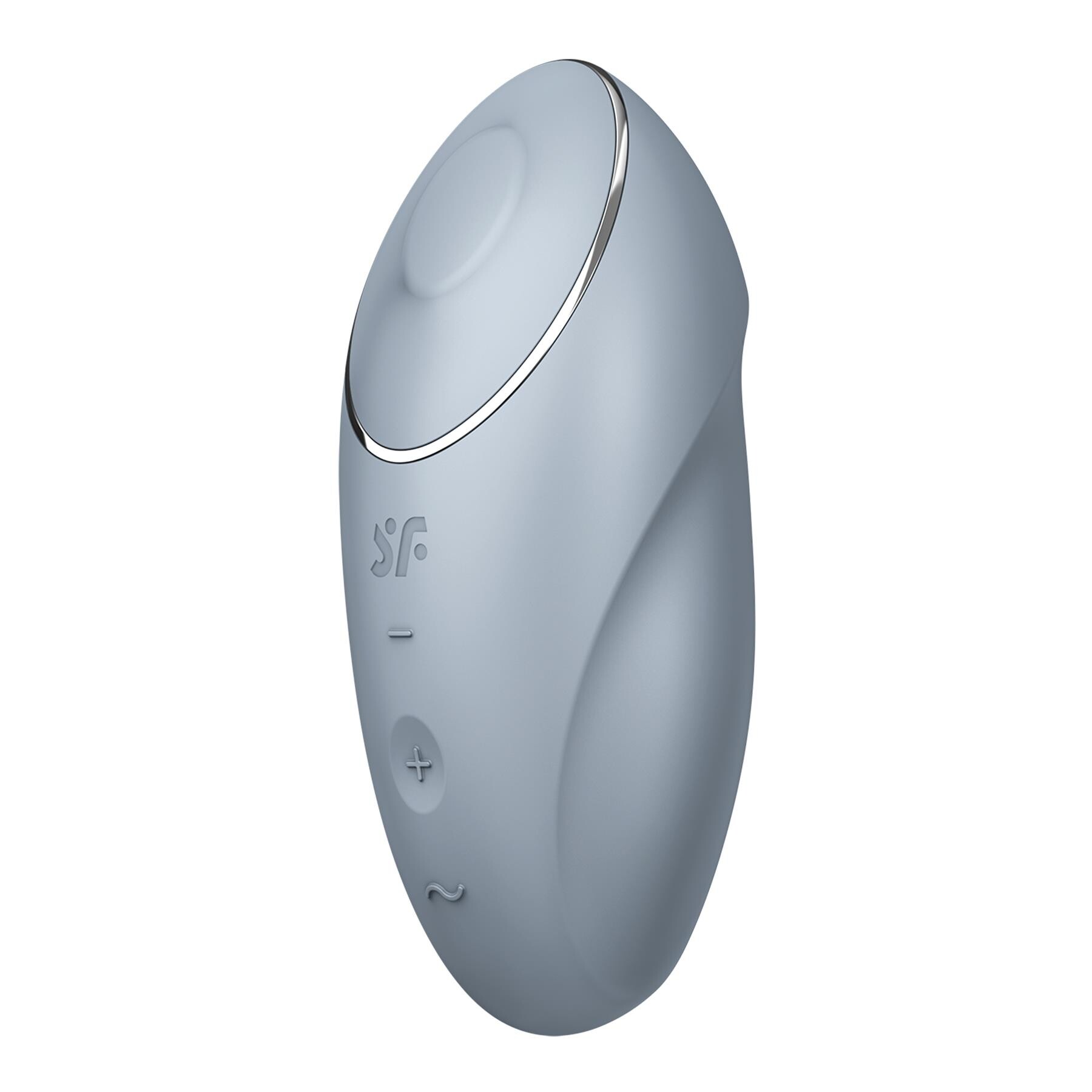 Satisfyer Tap & Climax 1 Clitoral Stimulator - Product Shot #2 color blue