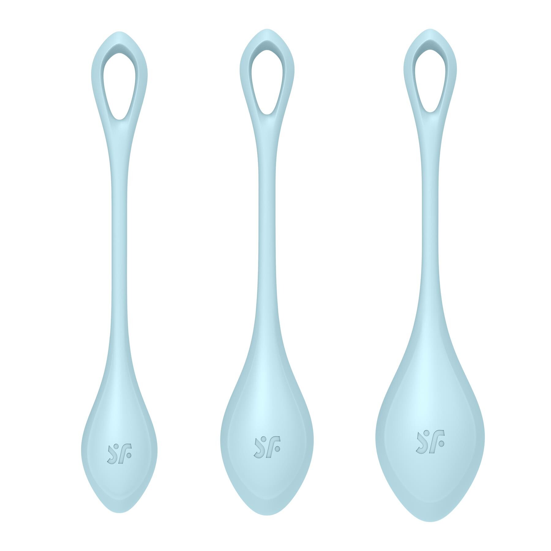 Satisfyer Yoni Power 2 Kegel Training Set - Product Shot #1 color blue