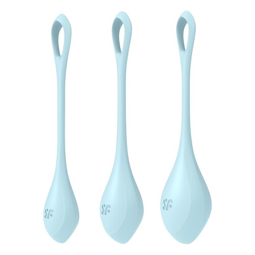 Satisfyer Yoni Power 2 Kegel Training Set - Product Shot #2 color blue