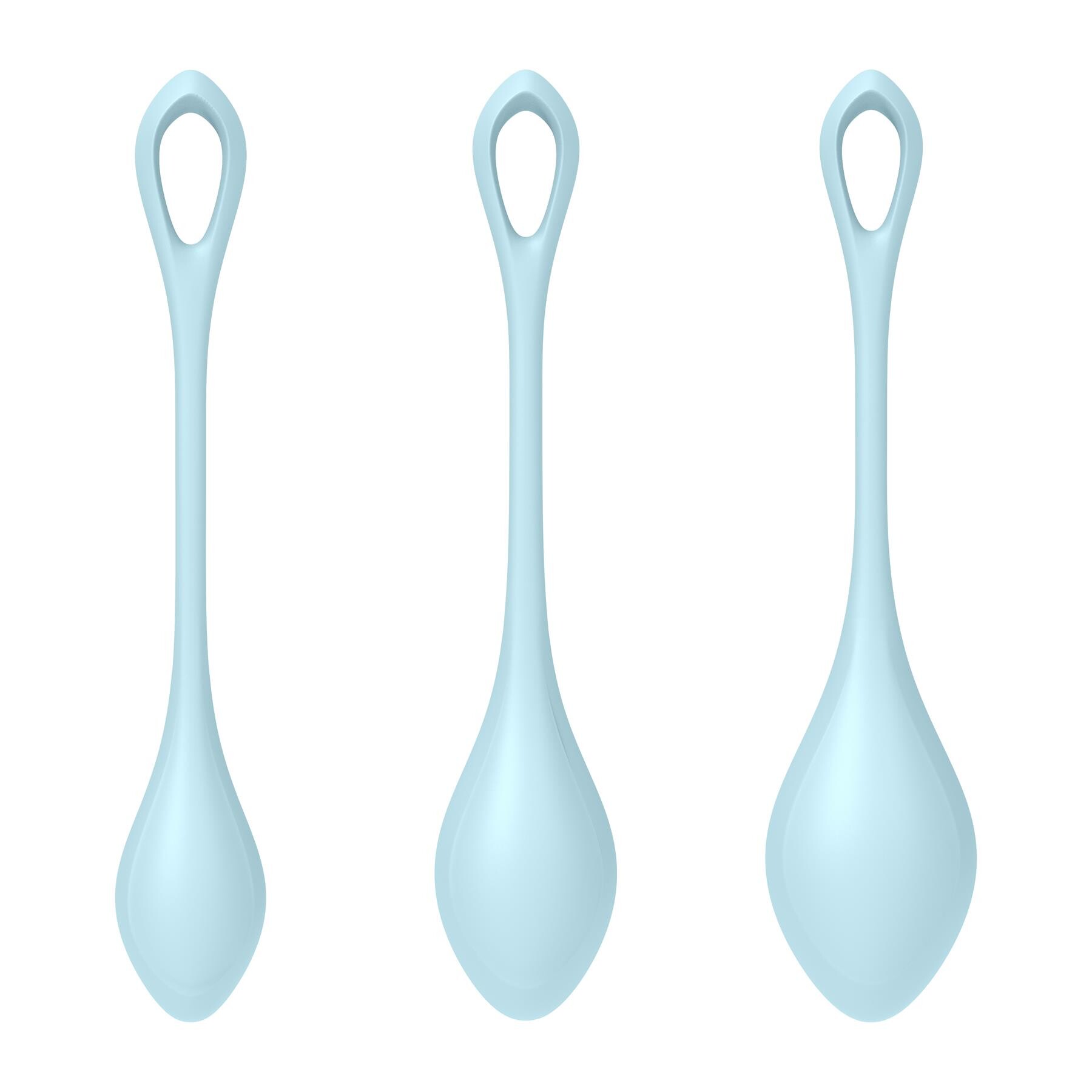 Satisfyer Yoni Power 2 Kegel Training Set - Product Shot #4 color blue