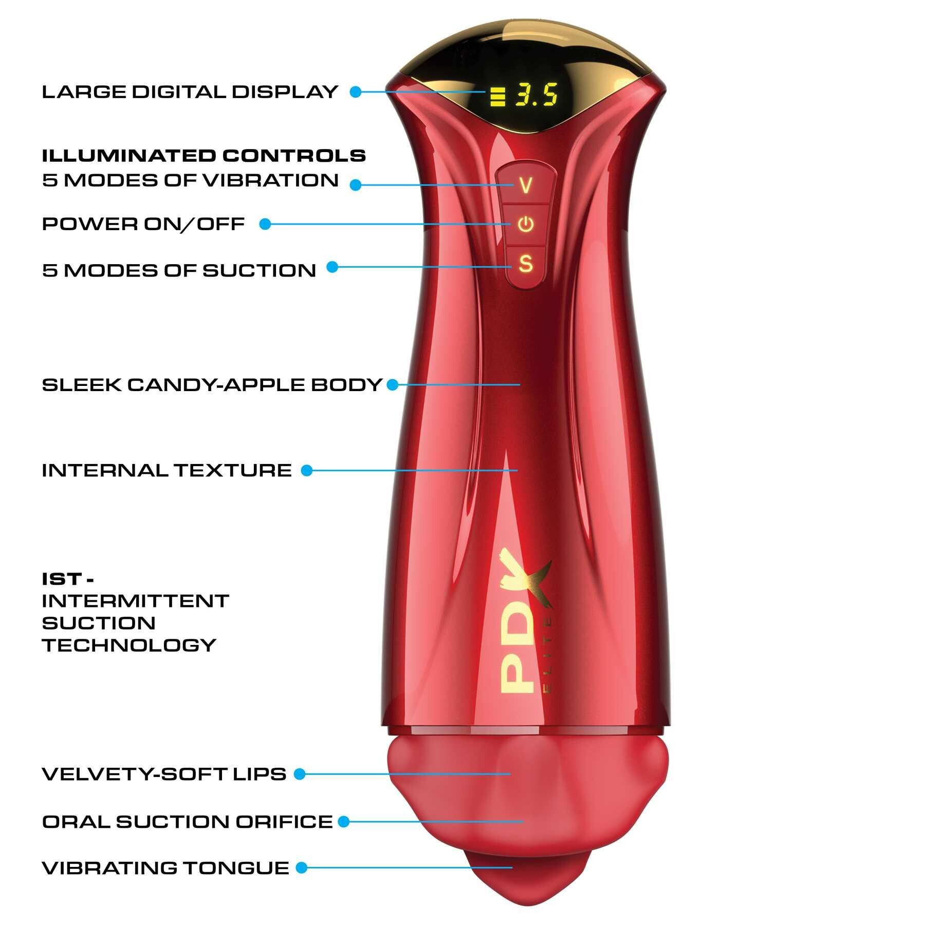 PDX ELITE SUCKGASM MASTURBATOR specifications