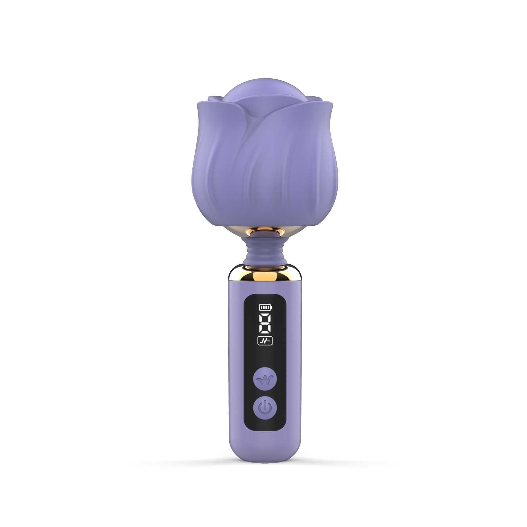 Adam & Eve Rizzy Rose Digital Mini Wand - Lilac