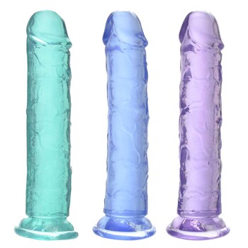 Crystal Gem Dildos- Amethyst, Emerald, Sapphire