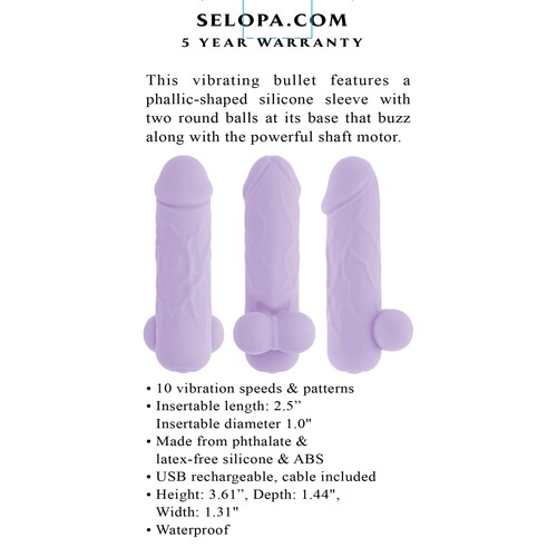 Selopa Ballsy Bullet features