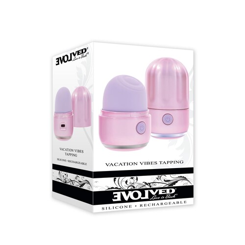 acation Vibes Tapping Clit Stimulator front of box