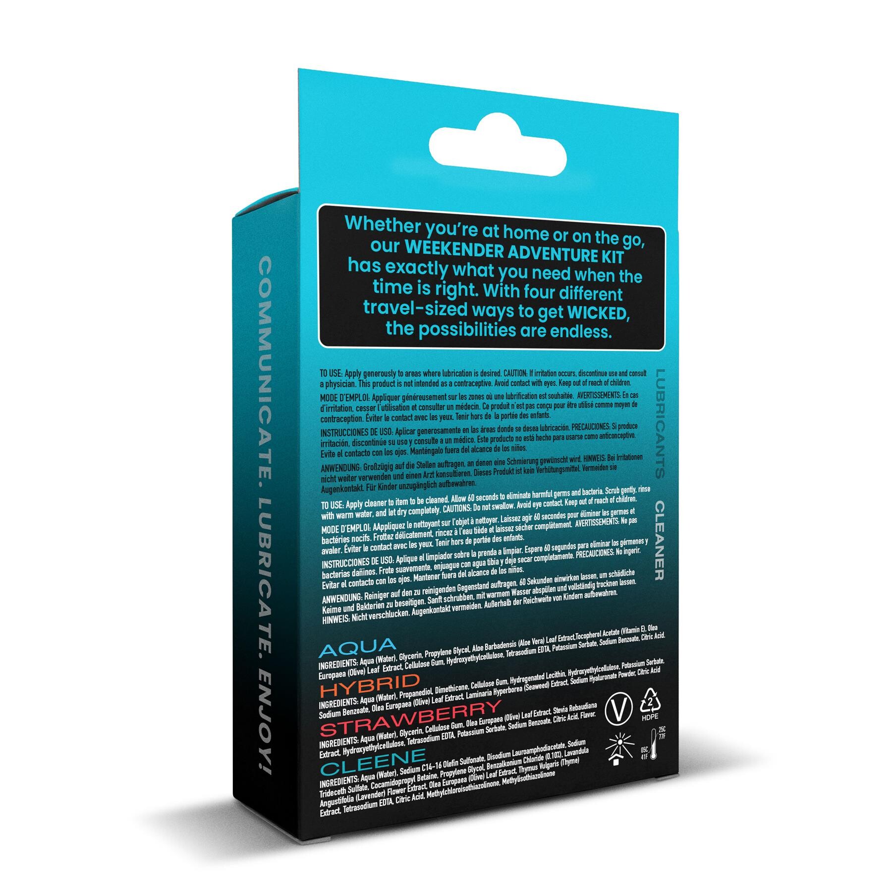 Wicked The Weekender Adventure Kit back of box