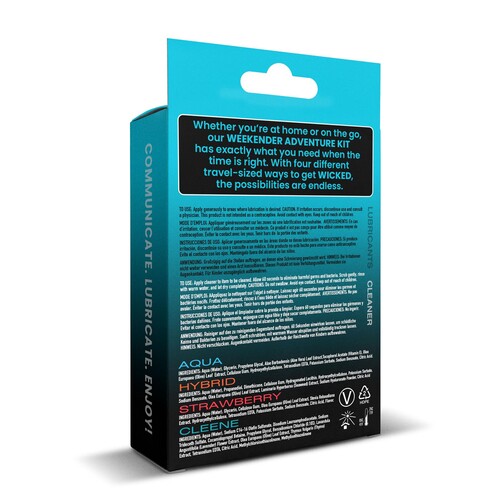 Wicked The Weekender Adventure Kit back of box