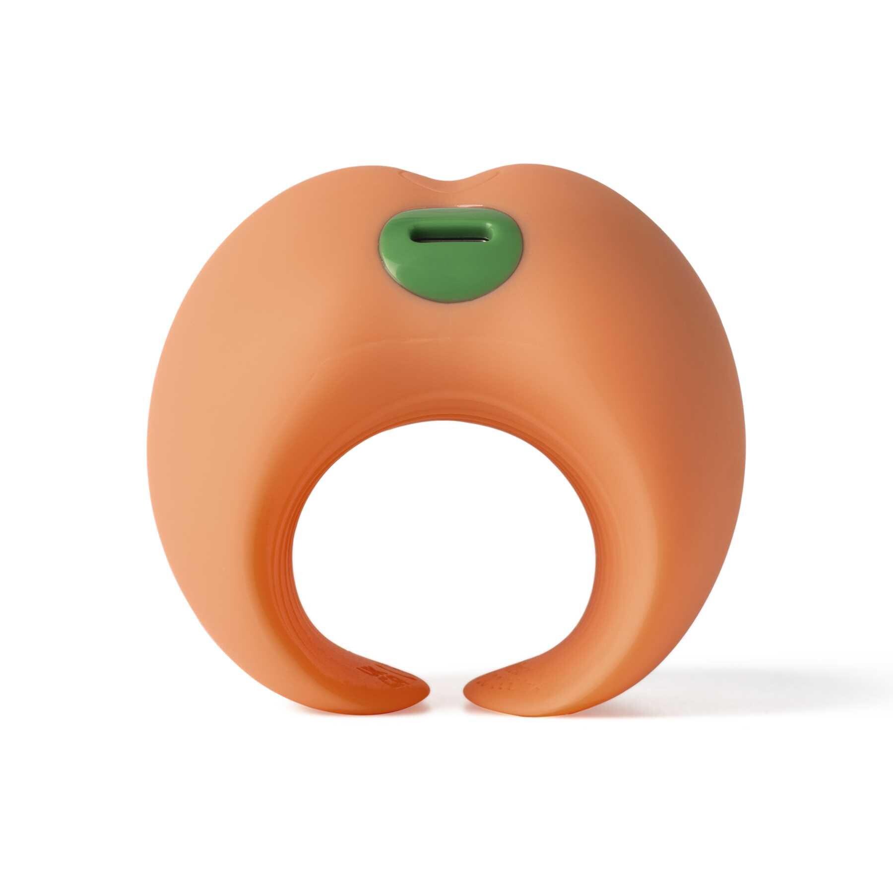 Emojibator Peach Emoji Vibrating Stroker