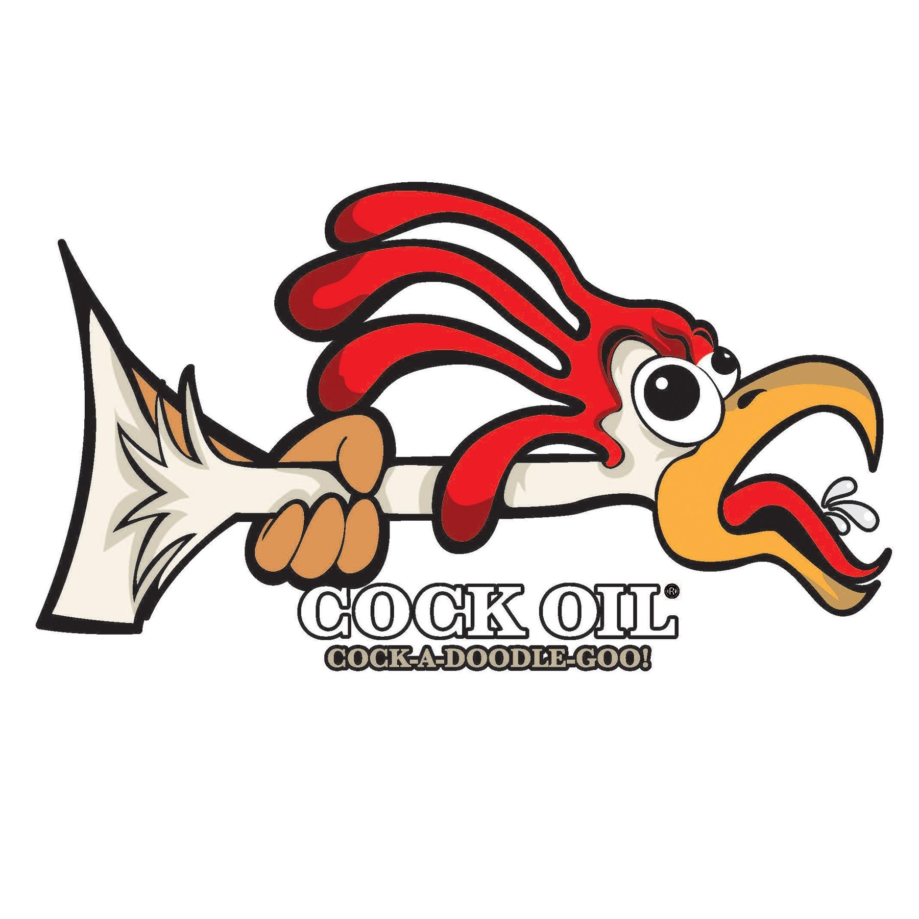 Cock Oil Water-Based Lubricant – Metal Can with Inner Plastic Liner logo