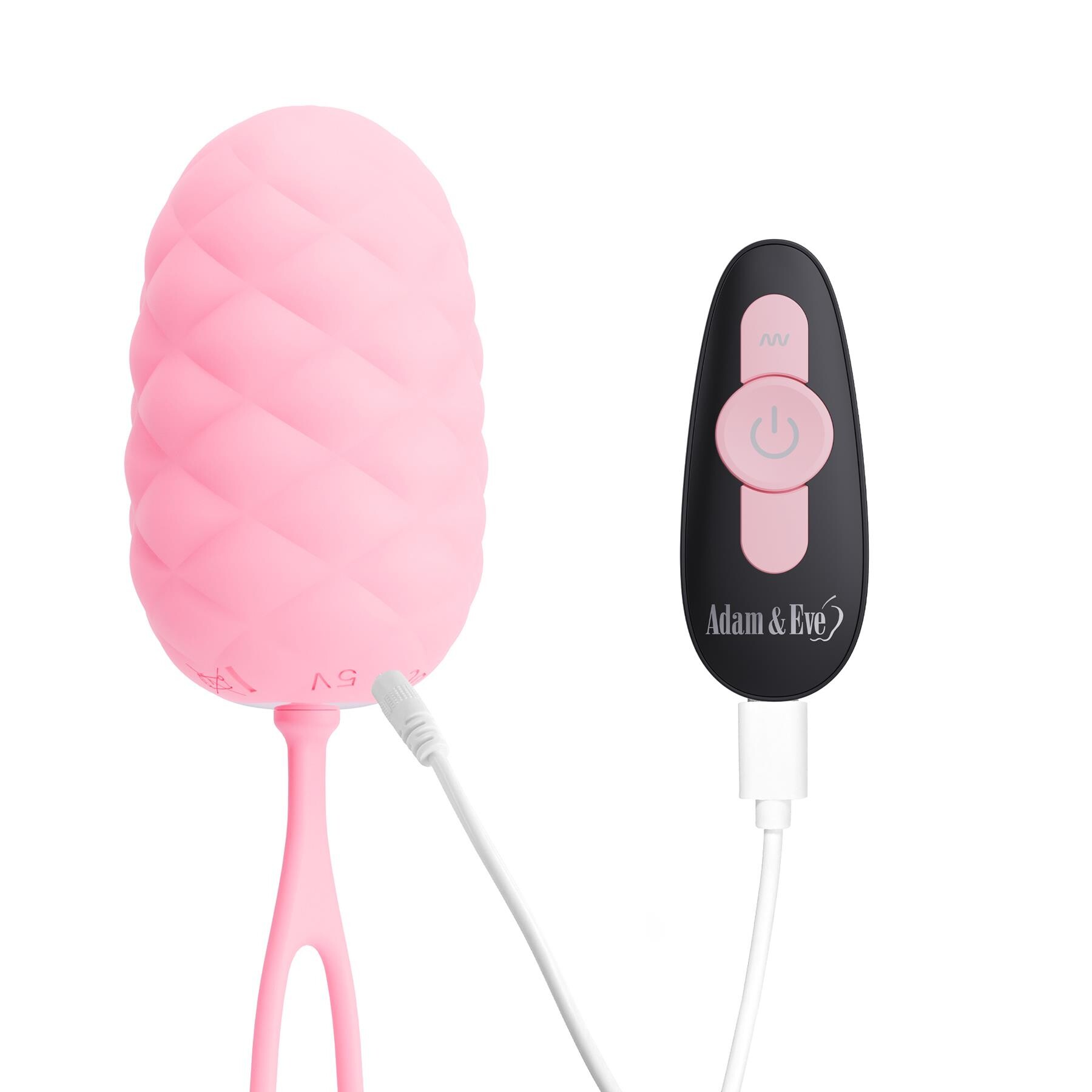 Adam & Eve PillowTalk Remote Control Egg - Showing Charging Cable