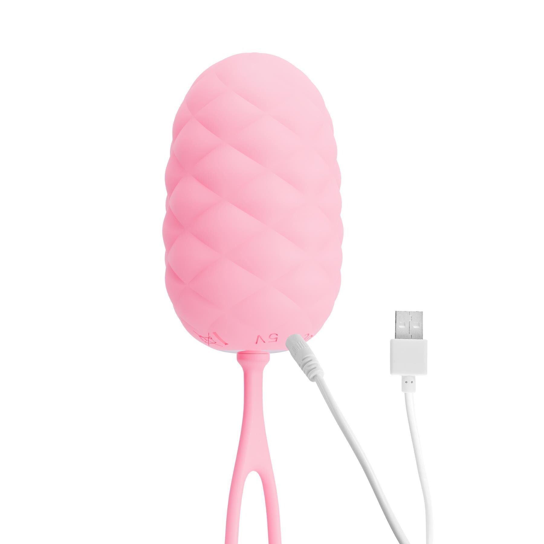 Adam & Eve PillowTalk Remote Control Egg - Showing Charging Cable