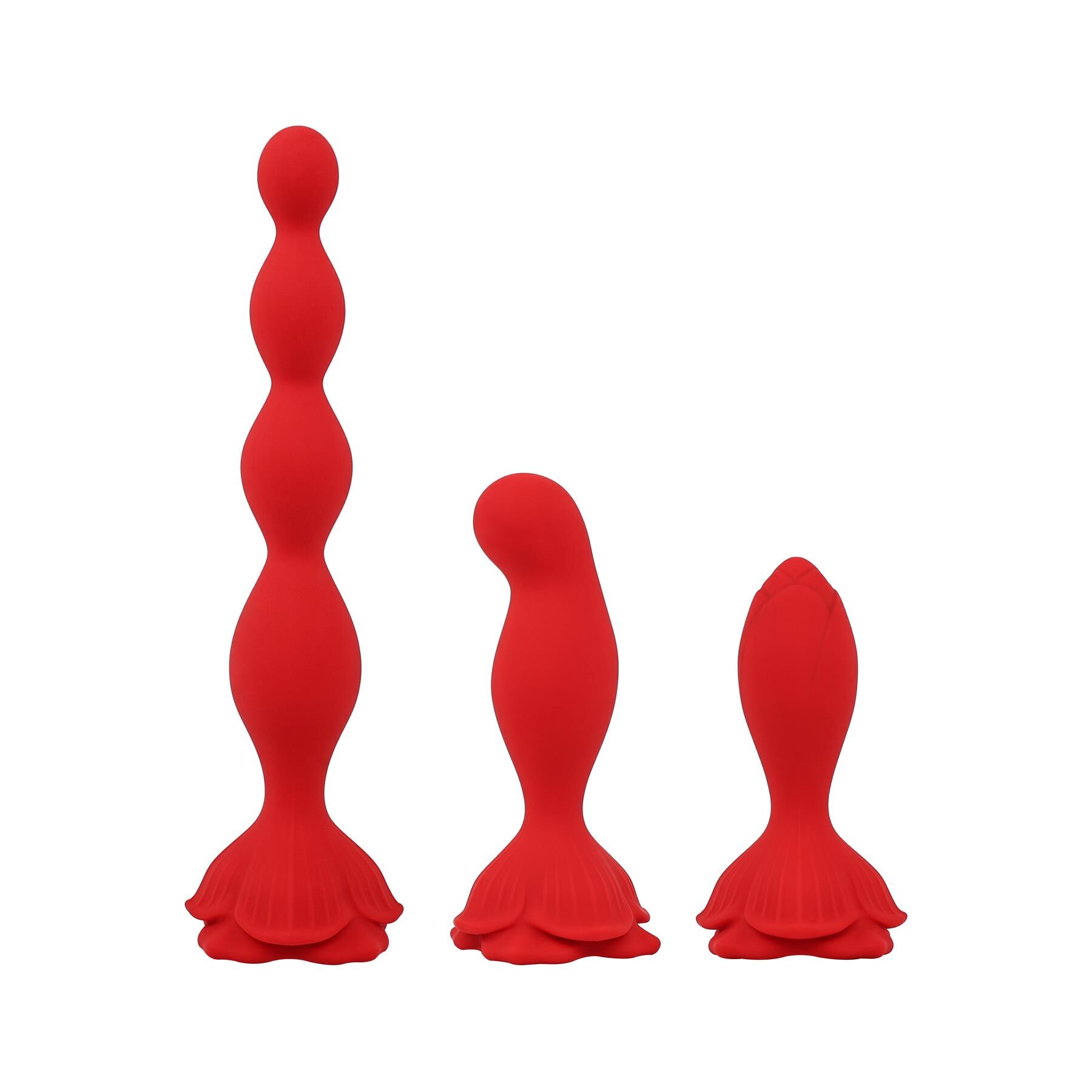 Adam & Eve Booty Bouquet 3 Piece Anal Gem Set - Product Shot