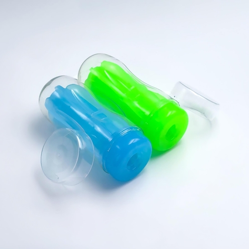 The Rave Glow-In-The-Dark Stroker - Product Shot - Blue and Green