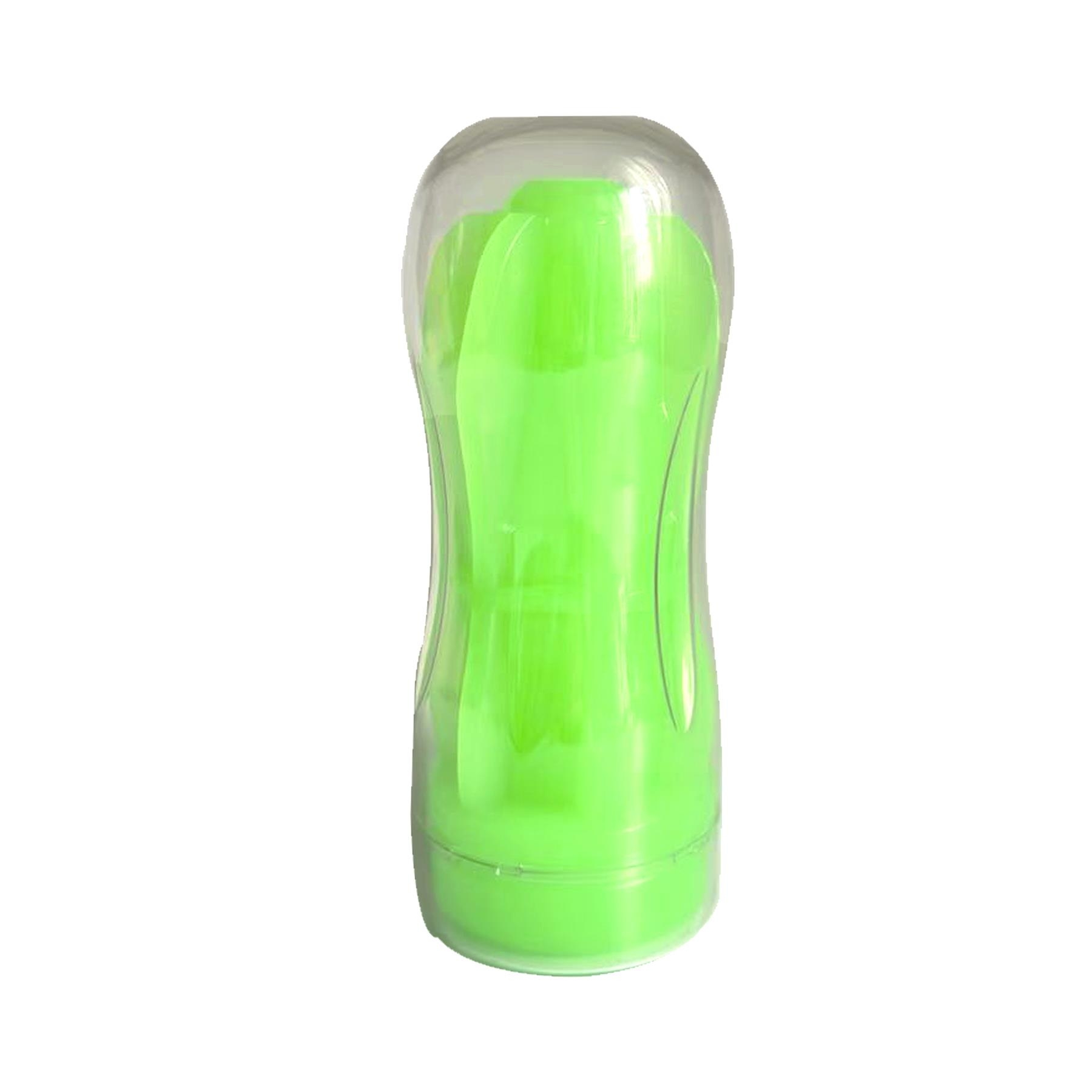 The Rave Glow-In-The-Dark Stroker - Product Shot - Green