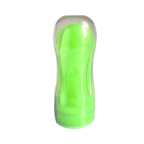 The Rave Glow-In-The-Dark Stroker - Product Shot - Green