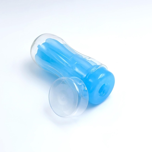 The Rave Glow-In-The-Dark Stroker - Product Shot - Blue
