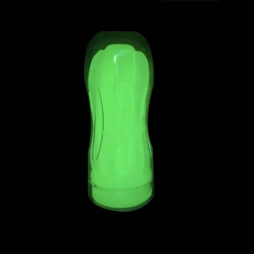 The Rave Glow-In-The-Dark Stroker - Product Shot - Green - Glowing