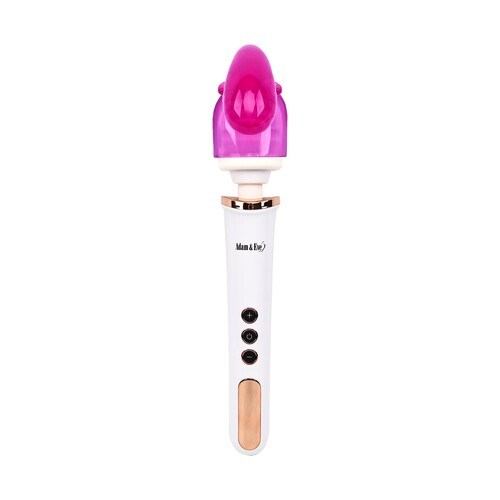 Adam & Eve Magic Massager Rechargeable Rose Gold Edition With Magic Rabbit Attachment view 2