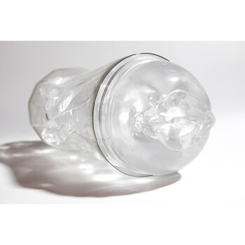 Textured Crystal Clear Stroker - Product Shot