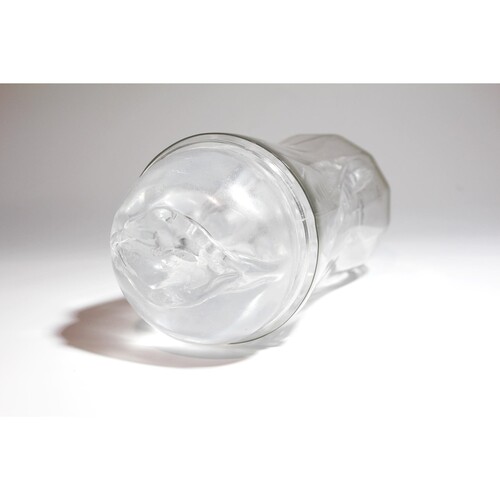 Textured Crystal Clear Stroker - Product Shot