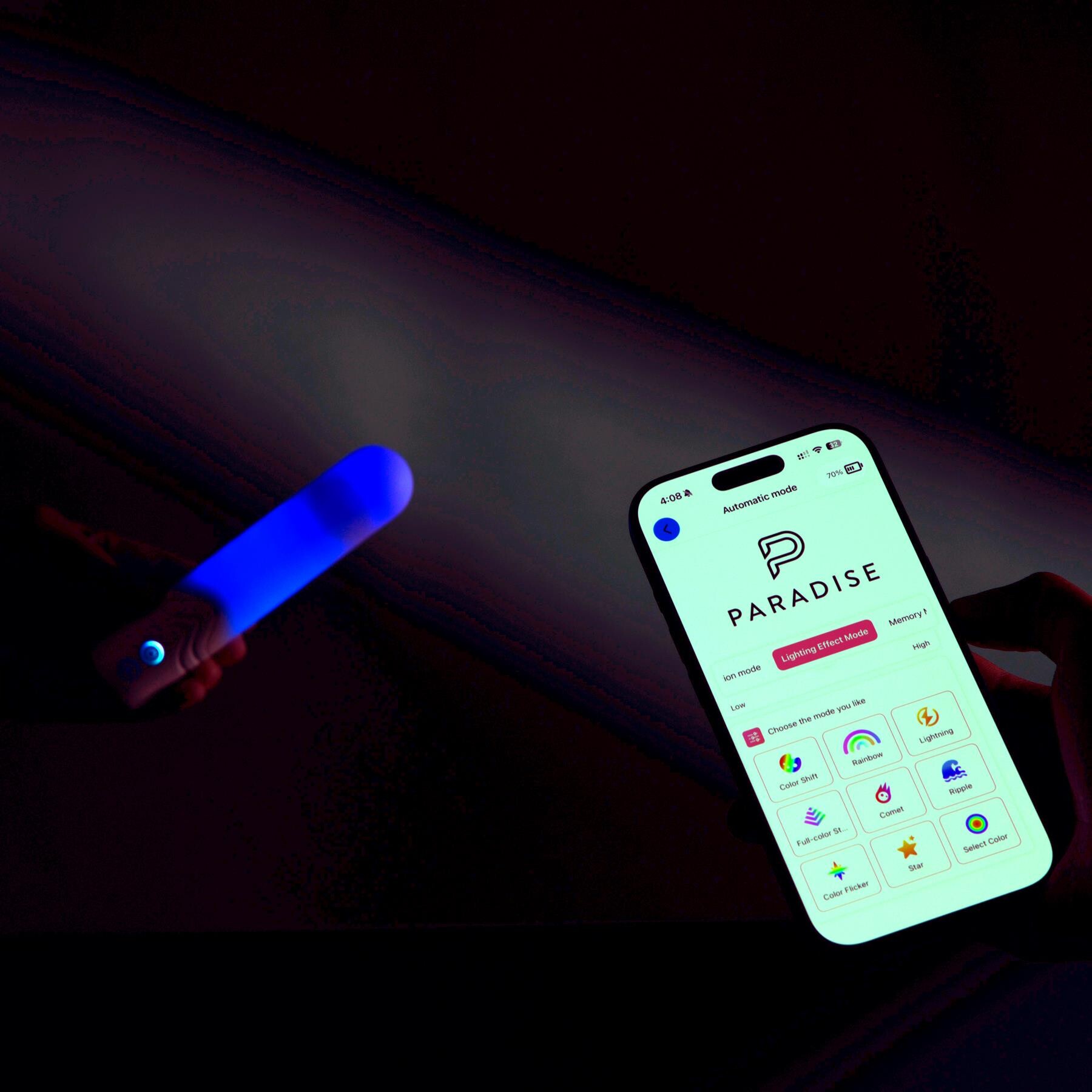 Illumination Bullet glowing shot 4 with app