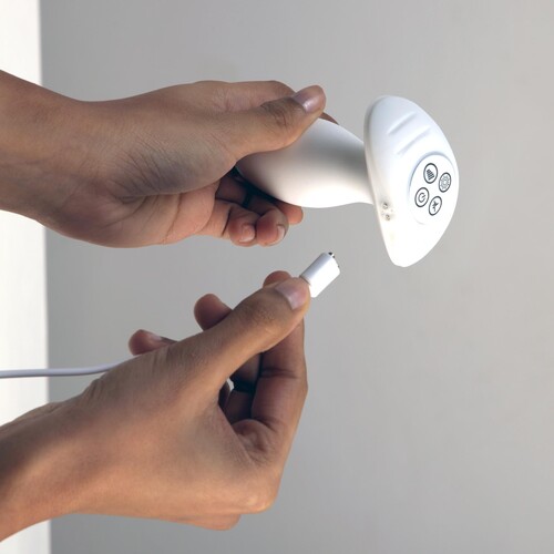 Illumination Plug in hand with charger