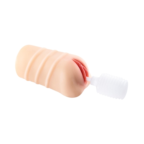 The Milk Maiden Sucking and Vibrating Stroker - Product and Cleaning Tool