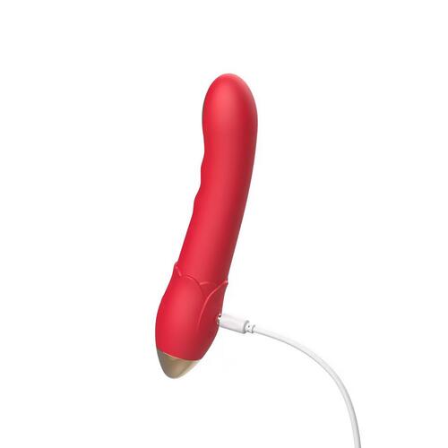 10X G-Spot Shower Vibe - Product Shot - Showing Wherer Cahrging Cable is Placed