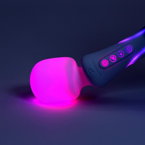 Illumination Wand Massager lite up pink head