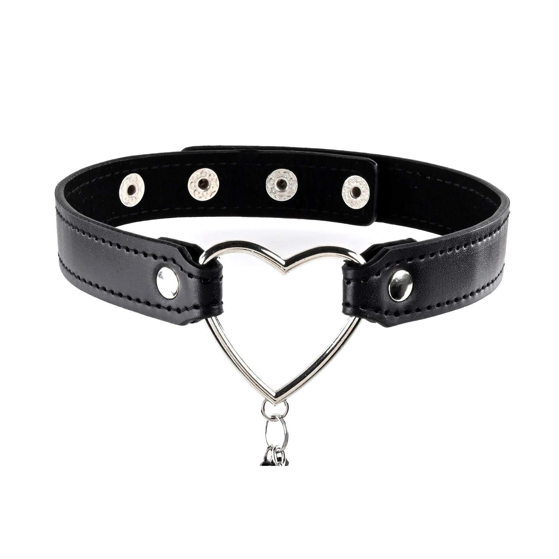 Sex & Mischief Amor Collar With Nipple Clamps showing collar