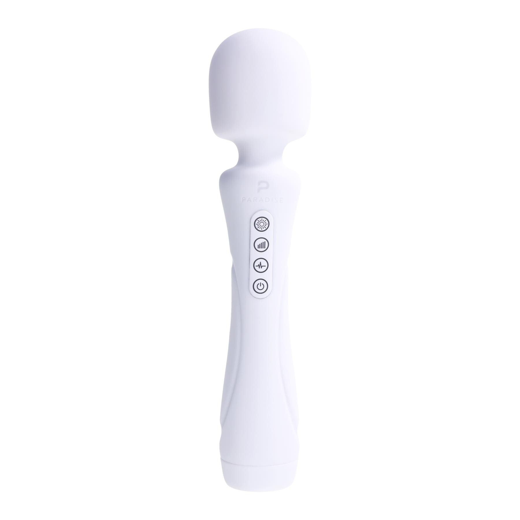 Illumination Wand Massager on charger