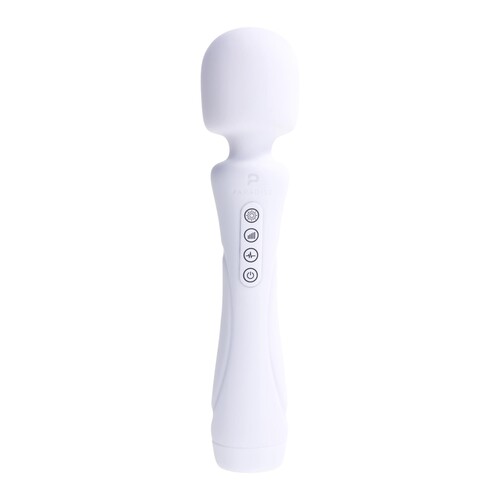 Illumination Wand Massager on charger