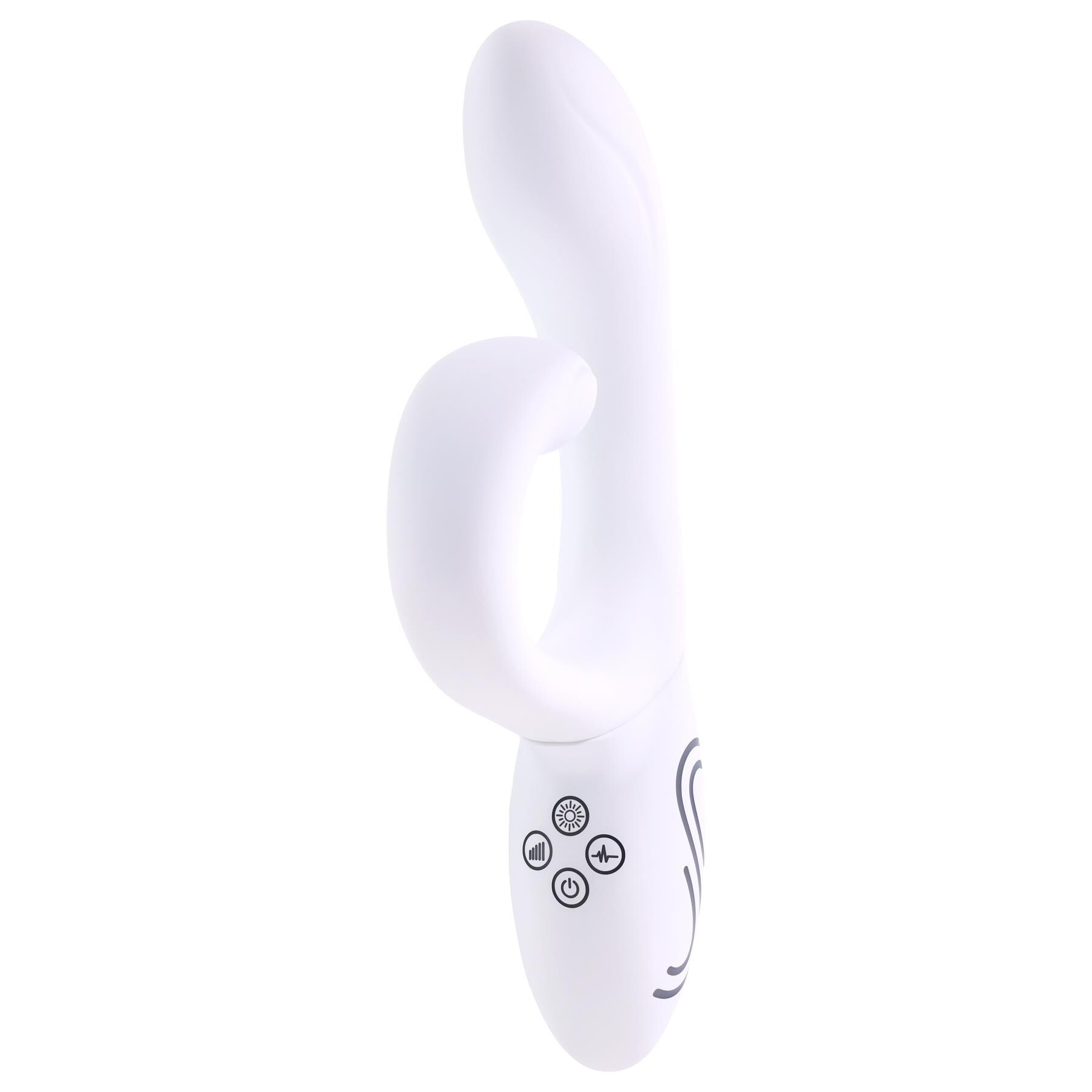 Illumination Rabbit Vibrator white view 1