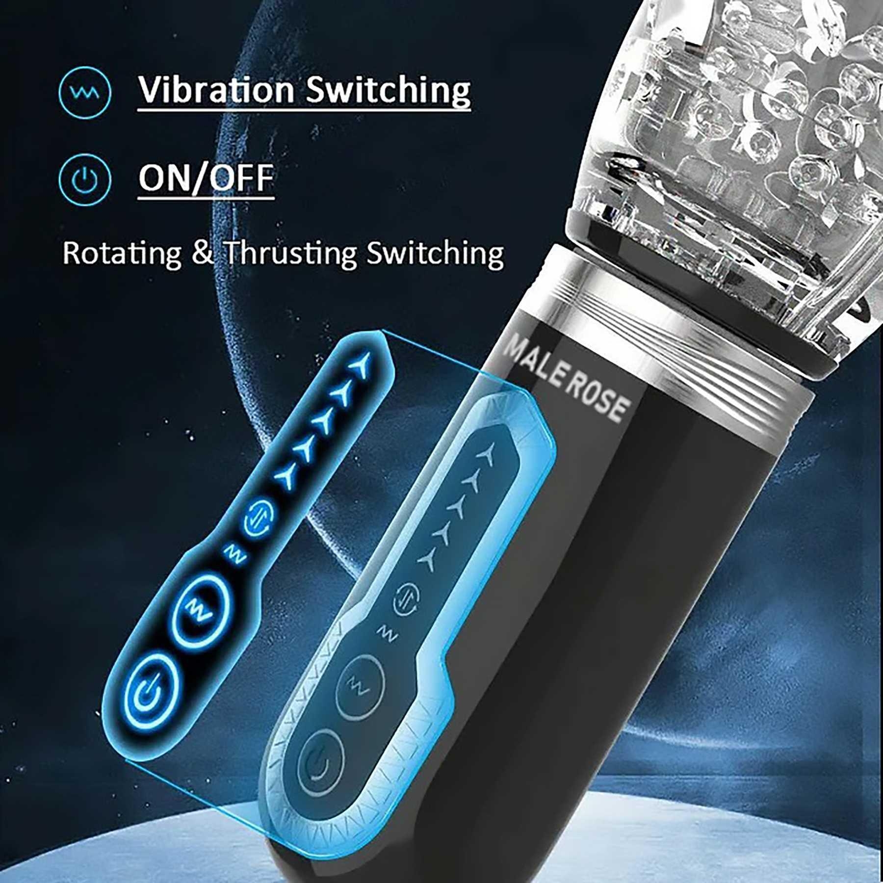 The Male Rose 3 Masturbator controls
