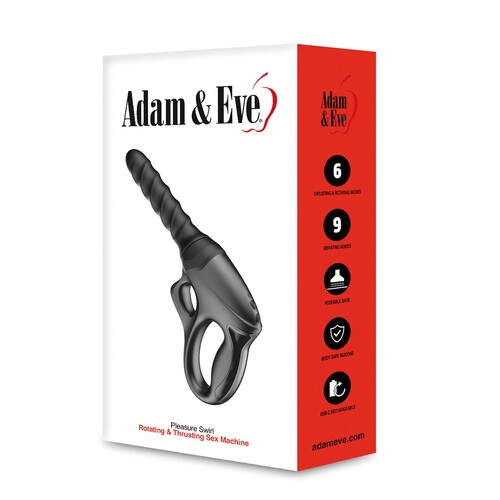 Adam & Eve Pleasure Swirl Sex Machine - Packaging Shot