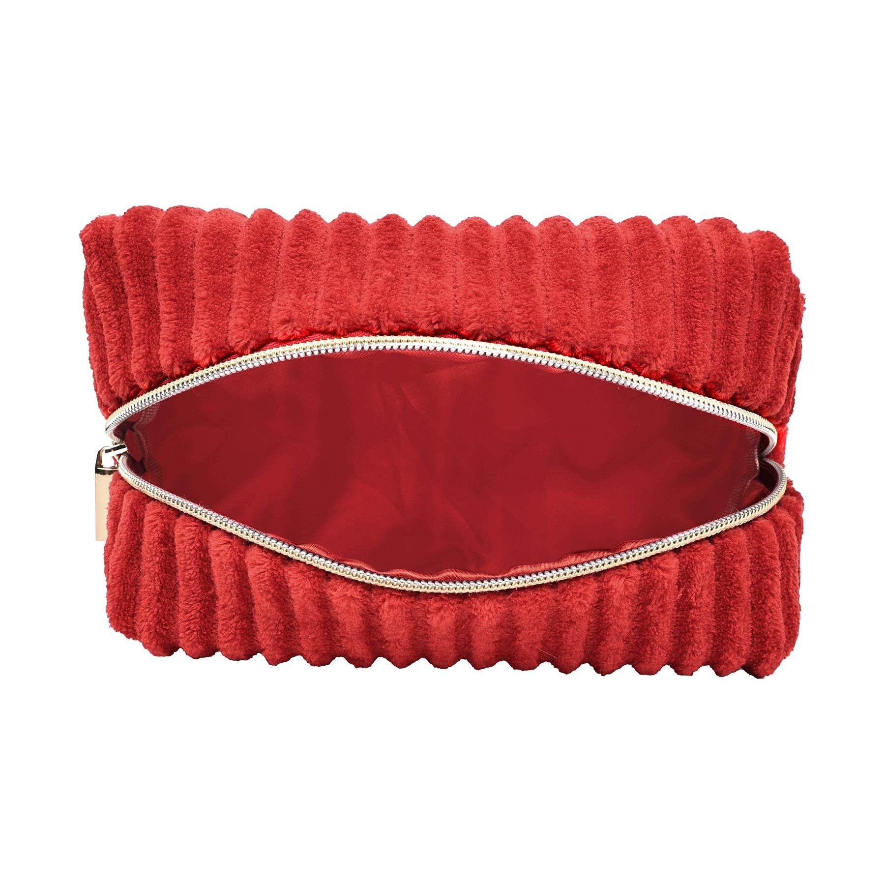EVE'S PLUSH TOY STORAGE BAG - OPEN - RED