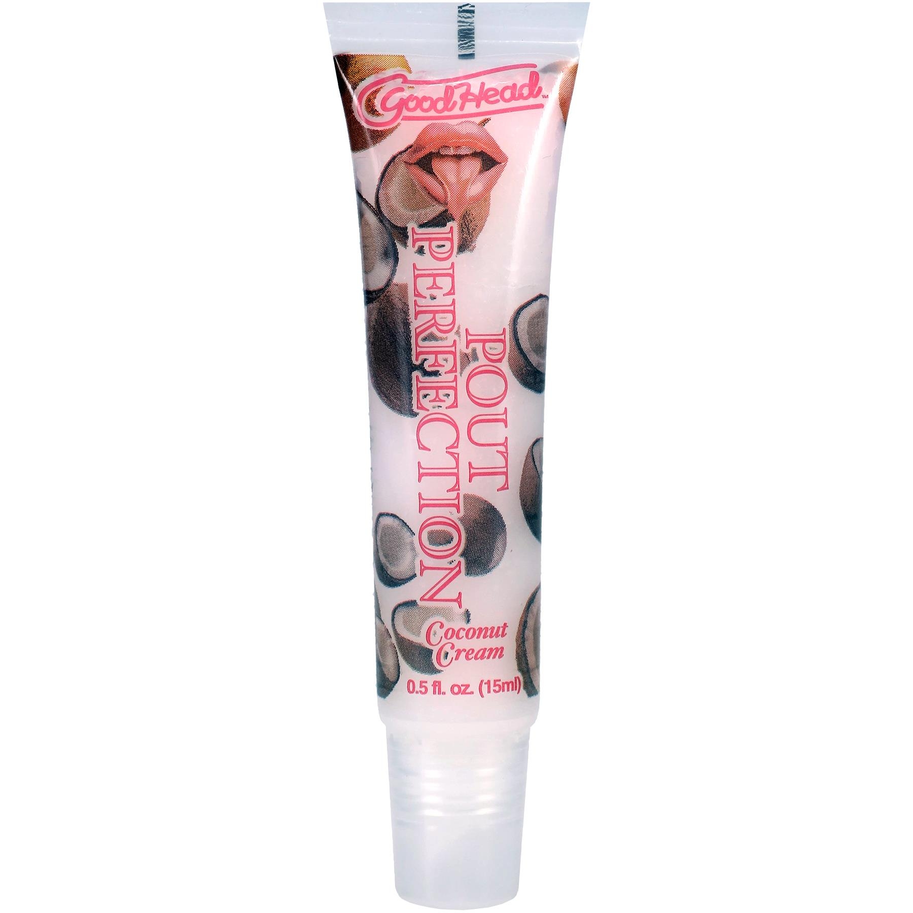GoodHead - Pout Perfection Lip Balm Coconut Cream front of tube