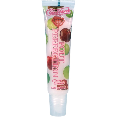 GoodHead - Pout Perfection Lip Balm Cherry Limeade front of tube