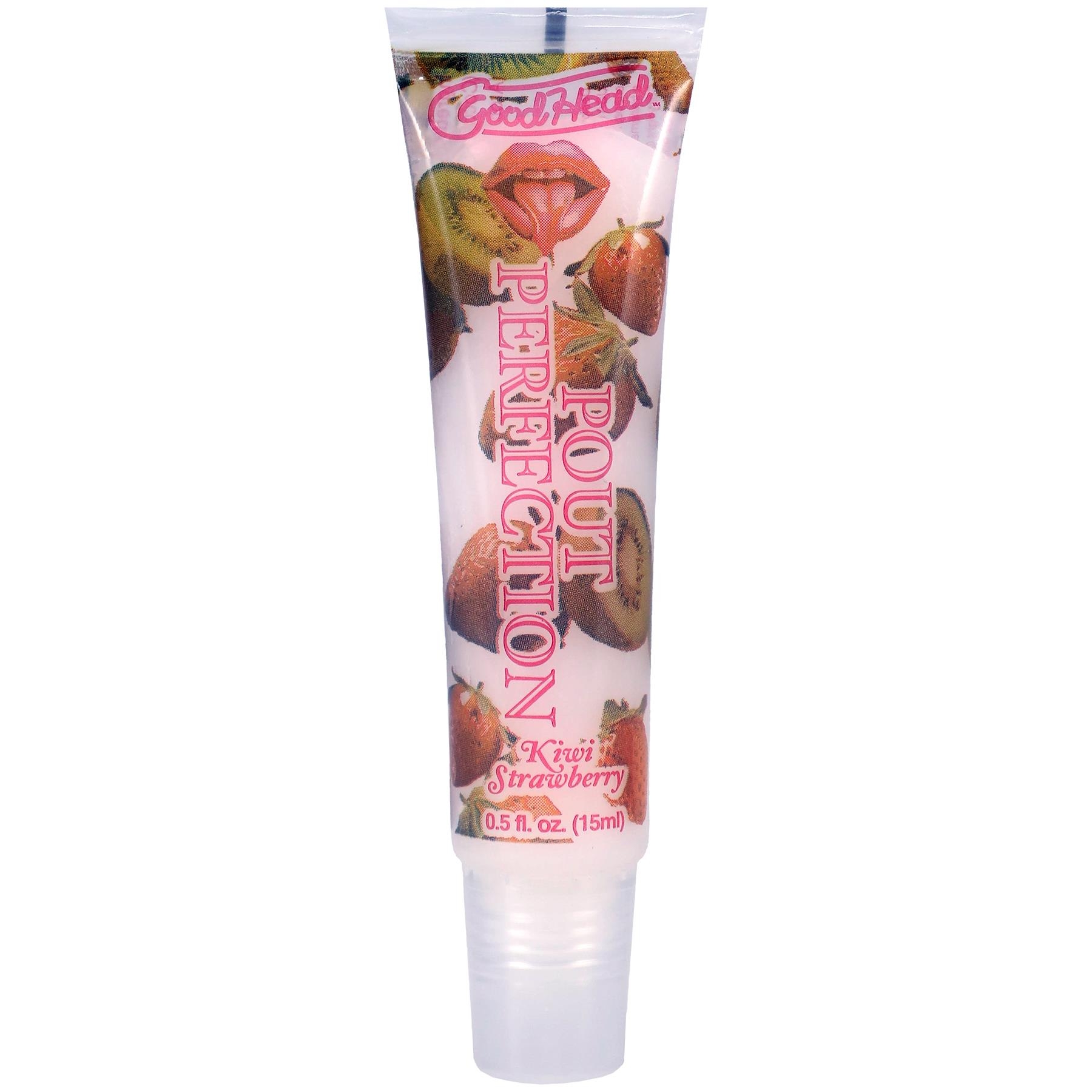 GoodHead - Pout Perfection Lip Balm Kiwi Strawberry front of tube