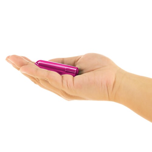 Rechargeable Power Bullet color pink in hand