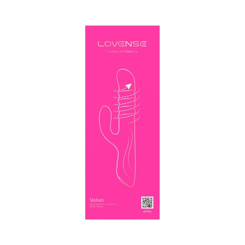 Lovense Velvo Bluetooth Rotating Beaded Rabbit package