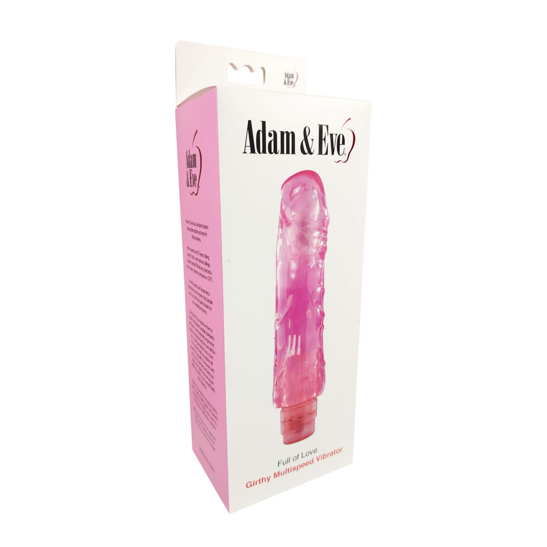 Adam & Eve Full Of Love Vibrator - Packaging Shot - Pink