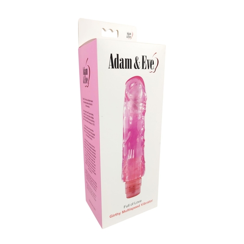 Adam & Eve Full Of Love Vibrator - Packaging Shot - Pink