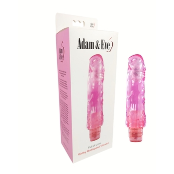 Adam & Eve Full Of Love Vibrator - Product and Packaging - Pink