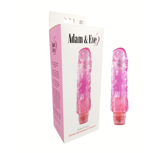 Adam & Eve Full Of Love Vibrator - Product and Packaging - Pink