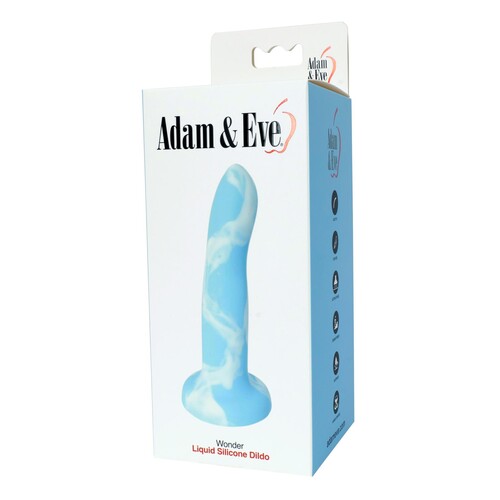 Adam & Eve Wonder Liquid Silicone Dildo - Packaging - Front