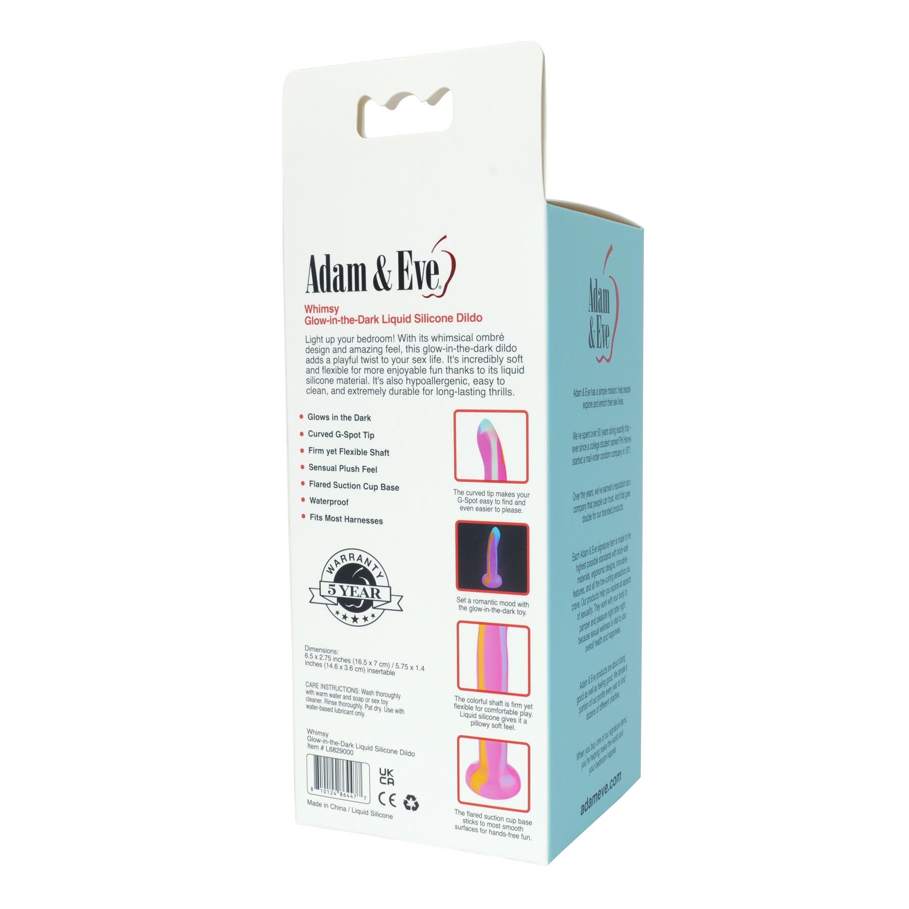 A&E Whimsy Dildo - Packaging Shot - Back